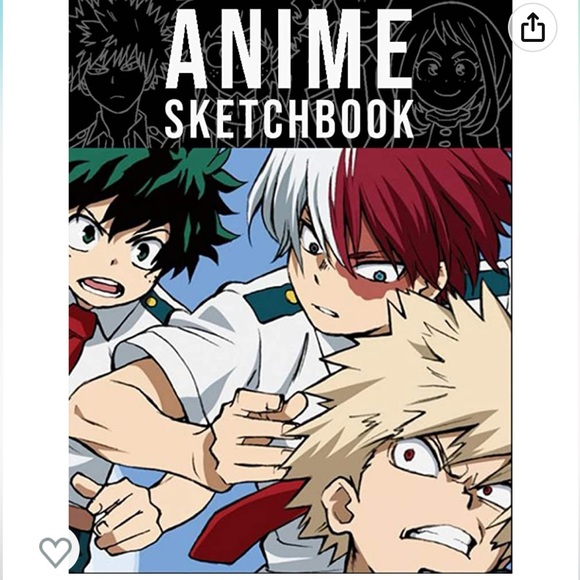 my hero academia | Office | New Anime Sketchbook My Hero Academia Blank ...